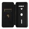 Case cover For Xiaomi Black Shark 4 / 4 Pro Carbon Fiber Texture Horizontal Flip TPU + PC + PU Leather Case with Card Slot(Black)