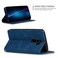Case cover For Xiaomi Redmi Note8 Pro Retro Skin Feel Business Magnetic Horizontal Flip Leather Case(Navy Blue)