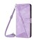Case cover For Xiaomi Redmi Note 8T Dream Triangle Leather Phone Case with Lanyard(Purple)