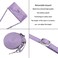 Case cover For Xiaomi Redmi Note 8T Dream Triangle Leather Phone Case with Lanyard(Purple)