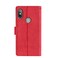 Case cover For Xiaomi Redmi Note 6 Skin Feel Crocodile Texture Magnetic Clasp Horizontal Flip PU Leather Case with Holder &amp; Card Slots &amp; Wallet(Red)