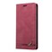 Case cover For Xiaomi Redmi Note 7 Skin Feel Anti-theft Brush Horizontal Flip Leather Case with Holder &amp; Card Slots &amp; Wallet(Wine Red)