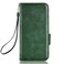 Case cover For Xiaomi Redmi Note 10 4G / 10S Symmetrical Triangle Leather Phone Case(Green)