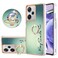 Case cover For Xiaomi Redmi Note 12 Pro+ Global Electroplating Dual-side IMD Phone Case with Ring Holder(Smile)