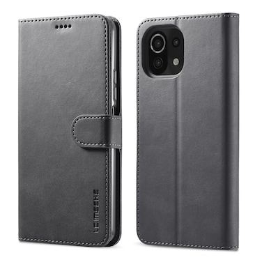 Case cover For Xiaomi Mi 11 LC.IMEEKE Calf Texture Horizontal Flip Leather Case with Holder &amp; Card Slots &amp; Wallet(Black)