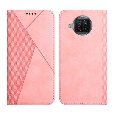 Case cover For Xiaomi Mi 10T Lite 5G Diamond Pattern Splicing Skin Feel Magnetic Horizontal Flip Leather Case with Card Slots &amp; Holder &amp; Wallet(Rose Gold)