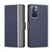 Case cover For Xiaomi Redmi Note 11 5G / Poco M4 Pro 5G Twill Texture Side Button Leather Phone Case(Blue)