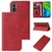 Case cover For Xiaomi Mi CC9 Pro Magnetic Closure Leather Phone Case(Red)