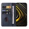 Case cover For Xiaomi Poco M3 Magnetic Closure Leather Phone Case(Blue)