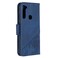 Case cover For Xiaomi Redmi Note 8T Matching Color Crocodile Texture Horizontal Flip PU Leather Case with Wallet &amp; Holder &amp; Card Slots(Blue)