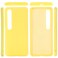 Case cover For Xiaomi Mi 10 Pro 5G Solid Color Liquid Silicone Shockproof Coverage Case(Yellow)