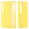 Case cover For Xiaomi Mi 10 Pro 5G Solid Color Liquid Silicone Shockproof Coverage Case(Yellow)