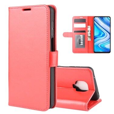 Case cover For Xiaomi Redmi Note 9 Pro / Note 9S / Note 9 Pro Max  R64 Texture Single Horizontal Flip Leather Case with Holder &amp; Card Slots &amp; Wallet &amp; Photo Frame(Red)
