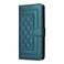 Case cover For Xiaomi Redmi 10C Diamond Lattice Leather Flip Phone Case(Green)