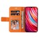 Case cover For Xiaomi Redmi Note 8 Pro GQUTROBE Right Angle Leather Phone Case(Orange)