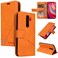 Case cover For Xiaomi Redmi Note 8 Pro GQUTROBE Right Angle Leather Phone Case(Orange)