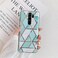 Case cover For Xiaomi Note 8 Pro  Plating Colorful Geometric Pattern Mosaic Marble TPU Mobile Phone Case(Green PJ2)