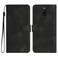 Case cover For Xiaomi Redmi 8 Heart Pattern Skin Feel Leather Phone Case(Black)