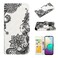 Case cover For Xiaomi Redmi 10 Oil Embossed 3D Drawing Leather Phone Case(Lace Flower)