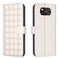 Case cover For Xiaomi Poco X3 / X3 NFC Square Texture Leather Phone Case(Beige)