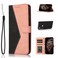 Case cover For Xiaomi Redmi Note 8T Dual-color Stitching Leather Phone Case(Black Rose Gold)