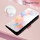 Case cover For Xiaomi Poco M4 5G Marble Pattern Flip Leather Phone Case(Galaxy Marble White LS004)