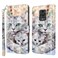 Case cover For Xiaomi Redmi Note 9 Pro / Note 9 Pro Max 3D Painted Leather Phone Case(Two Loving Cats)