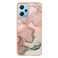 Case cover Electroplating Marble Dual-side IMD Phone Case For Xiaomi Redmi Note 12 5G Global/Note 12 5G China/Poco X5 5G(Rose Gold 015)