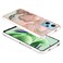 Case cover Electroplating Marble Dual-side IMD Phone Case For Xiaomi Redmi Note 12 5G Global/Note 12 5G China/Poco X5 5G(Rose Gold 015)