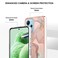Case cover Electroplating Marble Dual-side IMD Phone Case For Xiaomi Redmi Note 12 5G Global/Note 12 5G China/Poco X5 5G(Rose Gold 015)