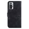 Case cover For Xiaomi Redmi Note 10 Lite / Note 10 Pro Lily Embossed Leather Phone Case(Black)