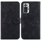 Case cover For Xiaomi Redmi Note 10 Lite / Note 10 Pro Lily Embossed Leather Phone Case(Black)