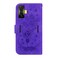 Case cover For Xiaomi Poco F4 GT / Redmi K50 Gaming Butterfly Rose Embossed Leather Phone Case(Purple)