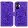 Case cover For Xiaomi Poco F4 GT / Redmi K50 Gaming Butterfly Rose Embossed Leather Phone Case(Purple)