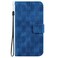 Case cover For Xiaomi Redmi Note 8T Double 8-shaped Embossed Leather Phone Case(Blue)