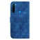 Case cover For Xiaomi Redmi Note 8T Double 8-shaped Embossed Leather Phone Case(Blue)
