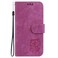 Case cover For Xiaomi Redmi Note 8 Little Tiger Embossed Leather Phone Case(Rose Red)