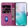 Case cover For Xiaomi Redmi Note 8 Little Tiger Embossed Leather Phone Case(Rose Red)