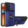Case cover For Xiaomi Redmi Note 10 Pro Camera Cover Phone Case with Card Slot &amp; Holder(Blue)