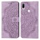 Case cover For Xiaomi Redmi Note 7 / Note 7 Pro Mandala Embossed Flip Leather Phone Case(Purple)