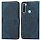 Case cover For Xiaomi Redmi Note 8 Mandala Embossed Flip Leather Phone Case(Blue)
