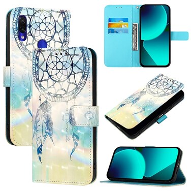 Case cover For Redmi Note 7 / Note 7 Pro / Note 7S 3D Painting Horizontal Flip Leather Phone Case(Dream Wind Chimes)