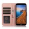 Case cover For Xiaomi Redmi 7A Skin Feel Embossed Sunflower Horizontal Flip Leather Case with Holder &amp; Card Slots &amp; Wallet &amp; Lanyard(Rose Gold)