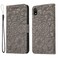 Case cover For Xiaomi Redmi 7A Skin Feel Embossed Sunflower Horizontal Flip Leather Case with Holder &amp; Card Slots &amp; Wallet &amp; Lanyard(Grey)