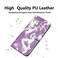 Case cover For Xiaomi Redmi Note 8T Cloud Fog Pattern Horizontal Flip Leather Case with Holder &amp; Card Slot &amp; Wallet(Purple)