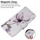 Case cover For Xiaomi Redmi Note 8T Combined Pattern Magnetic Attraction Horizontal Flip Leather Case, Support Holder &amp; Card Slot &amp; Wallet(Magnolia Flower)