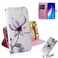Case cover For Xiaomi Redmi Note 8T Combined Pattern Magnetic Attraction Horizontal Flip Leather Case, Support Holder &amp; Card Slot &amp; Wallet(Magnolia Flower)