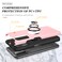 Case cover For Xiaomi Redmi Note9 4G PC + TPU Shockproof Magnetic Protective Case with Invisible Ring Holder(Rose Gold)