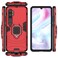 Case cover For Xiaomi Mi CC9 Pro / Mi Note 10 / Mi Note 10 Pro PC + TPU Shockproof Protective Case with Magnetic Ring Holder(Red)