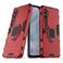 Case cover For Xiaomi Mi CC9 Pro / Mi Note 10 / Mi Note 10 Pro PC + TPU Shockproof Protective Case with Magnetic Ring Holder(Red)